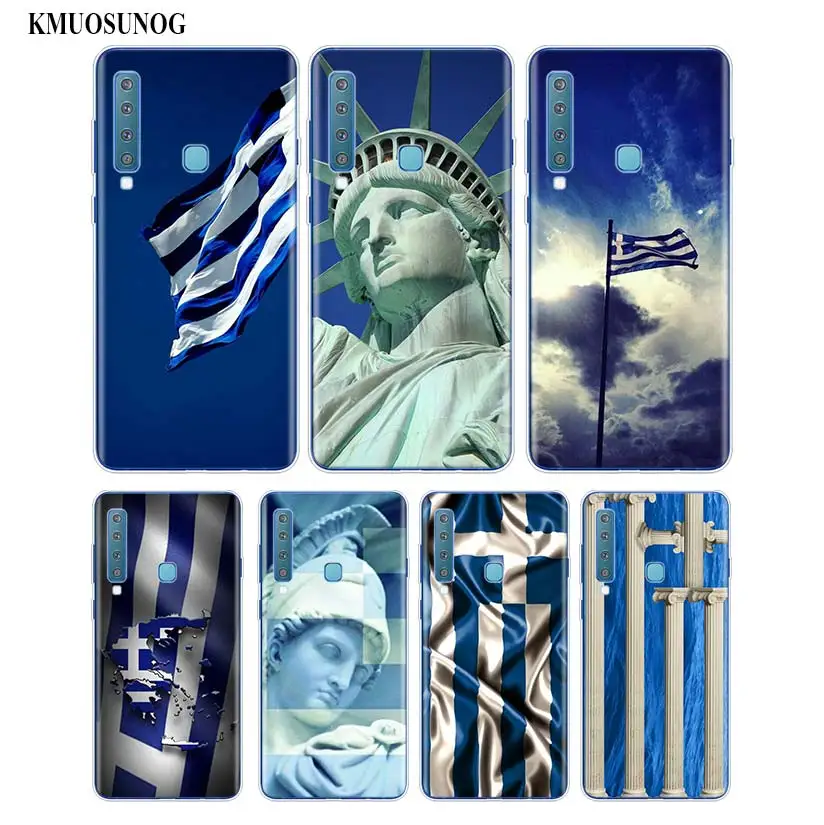 

Silicone Phone Case Greece Greek national flags for Samsung Galaxy A70 A50 A30 A10 A9 A8 A7 A6 A5 A3 Plus 2018 2017 2016