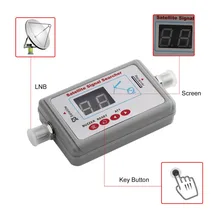 Portable Digital LCD DVB-T JS-SF05 Mini Digital TV Antenna Satellite Signal Finder Meter SATLink TV Signal Searcher Tool