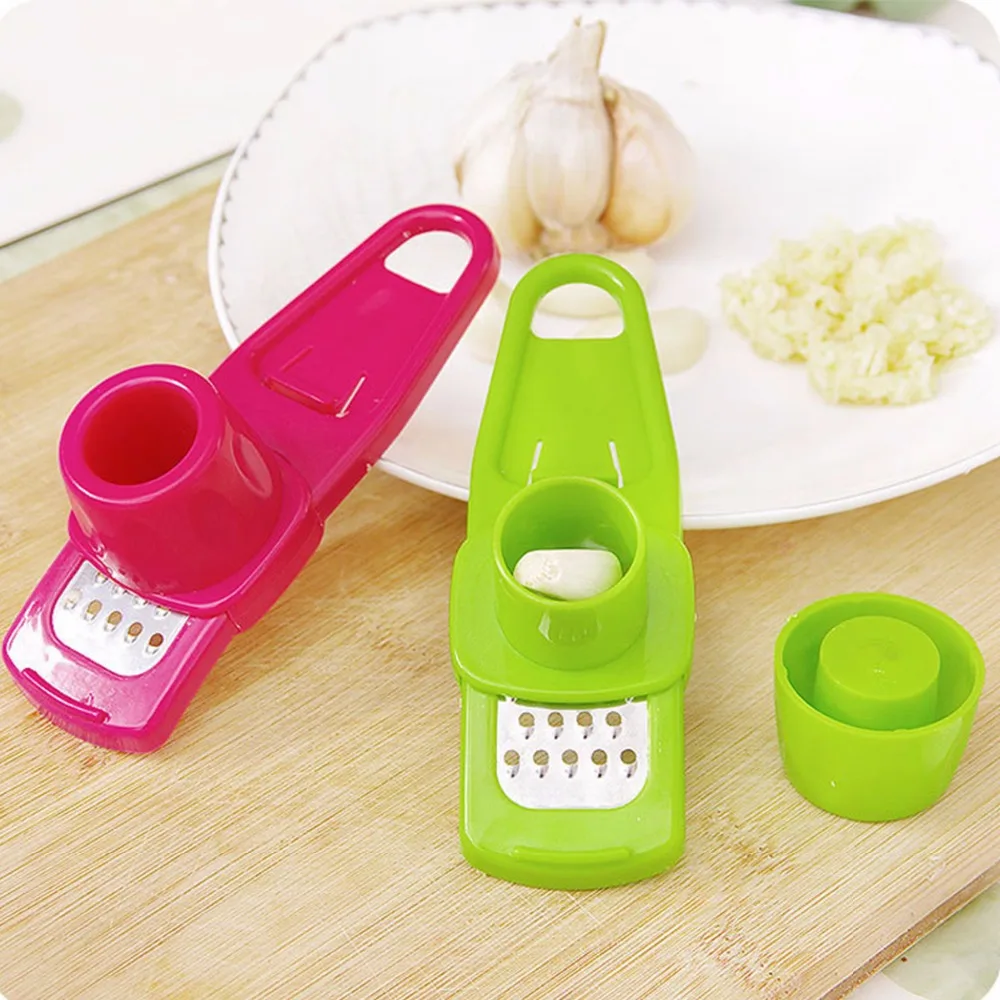 Multifunctional Ginger Garlic Press Grinding Grater Slicer Mini Cutter