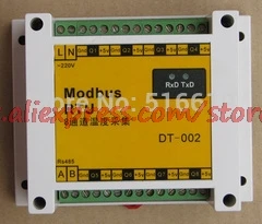 

8 channel temperature acquisition module / MODBUS 485 interface /18B20/ communication with the PLC / temperature curve to send