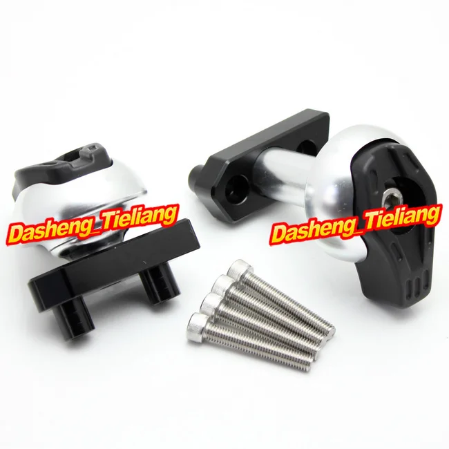 

Motorcycle CNC Stator Cover Slider Frame Crash Protector For Kawasaki Ninja ZX10R 2004 2005 ZX-10R 04 05, Silver Color