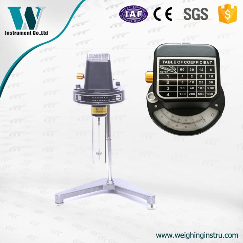 Вискозиметр с циферблатом тип циферблата: 1 100 000 cp/mpa.s 10 cp/mpa.s|viscometer types| |