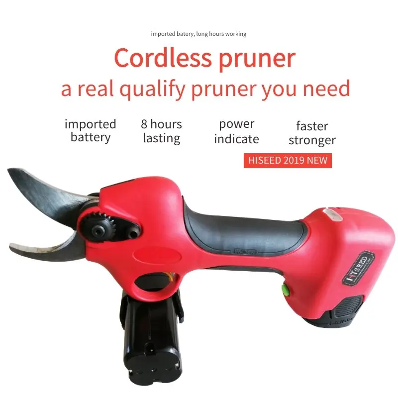 

HISEED pruning shears 25MM gardening pruning shears Cordless garden tools