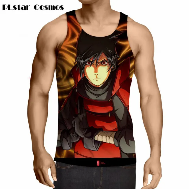 Buy 3d Hot Men Tank Top Naruto Prints Vest Anime Tops