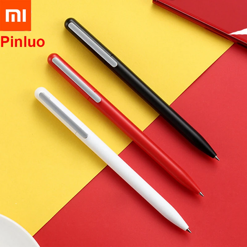 

3pcs/set Original Xiaomi Pinluo Signing Pen 9.5mm 0.5 Ink Smooth Switzerland Refill MiKuni Japan Ink add Mijia Pen Black Refill