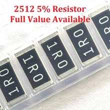 100pcs SMD резистор проволочного чипа 2512 1.5R/1.6R/1.8R/2R/2.2R 5% Сопротивление 1,5/1,6/1,8/2/2,2/Ом резисторы 1R5 1R6 1R8 2R2