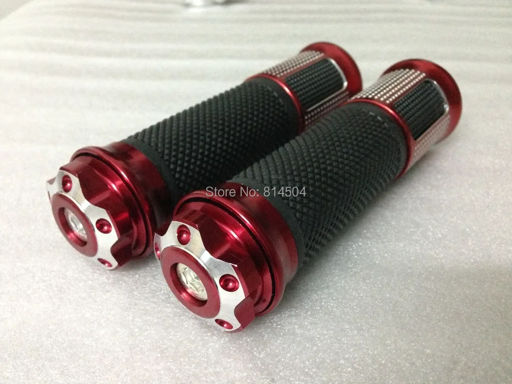 7/8" Hand Grips W/ Bar End Handlebar For GSXR 600 750 CBR600 F2 F3 F4