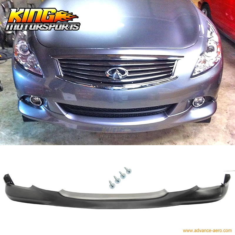 For 10 11 12 13 Infiniti G37 Sedan 4Dr OE Style Front Bumper Lip