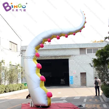 

2019 HOT SALES 3-5m inflatable sliver octopus tentacle decoration / air filled tentacle toy customized for ocean theme show