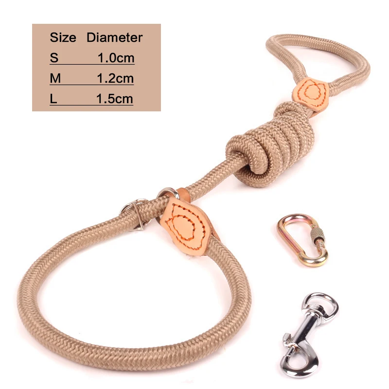 Dog Leash High Quality Nylon Adjustable Training Lead collar Dog Strap