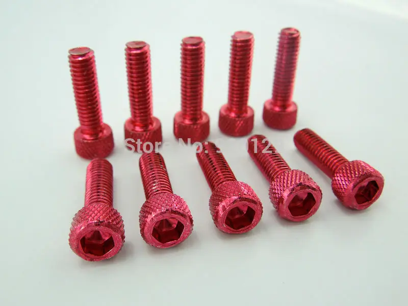 Красный декоративный винт для мотоцикла M6mm x 25mm|screw size|screw screwscrew blade |