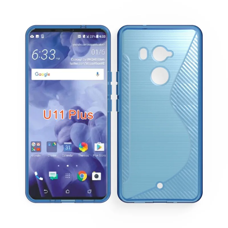 100 шт/Партия новое поступление Чистый цвет NS line TPU чехол для телефона для HTC u11 Plus