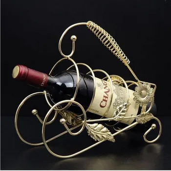 

1Pc Retro Wine Bottle Rack Champange Bottles Holder Wine Accessories Home Decoration Barware Bar Tool Gift