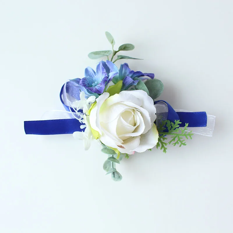 Wrist Corsage Bracelet wedding bridesmaid wrist flower  (15)