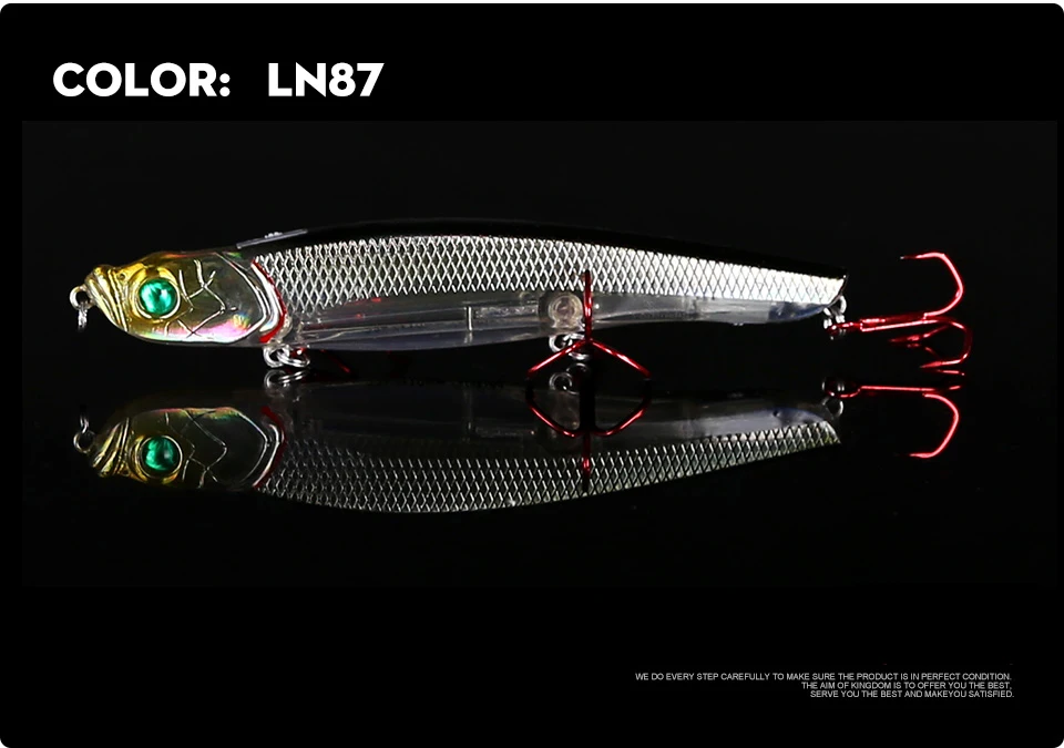 Kingdom Fishing Lures 58mm 8g, 22g Watery Beast Pencil Floating And Slow Sinking New Interesting Functional Design Baits (17)