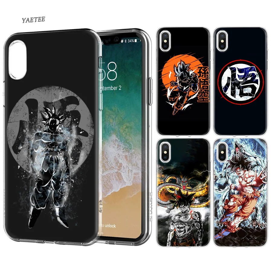 

Dragon Ball Super Goku Fashion Soft Case For Apple iPhone 6 6S 7 8 Plus X 10 XS MAX XR 5S 5 5C SE Full Protection Cover