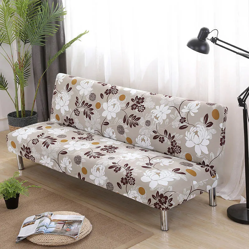 

Elastic Sofa Bed Covers Without Armrest Tight Wrap Couch cover stretch Flexible slipcovers sofa Towel for home hotel banquet