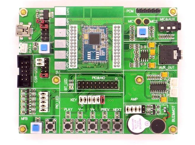 Board e placa de Depuração e demo Board e placa de Emulação e adk3.5.1 e adk3.0 e i2s e spdif Fast Ship Livre 16 m Flash Desenvolvimento Csr8670