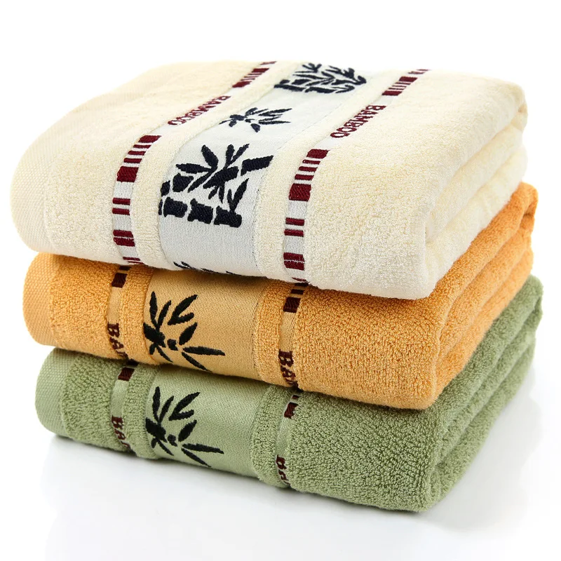 70*140cm Bamboo Fiber Bath Towel Brand for Adults toalhas de banho