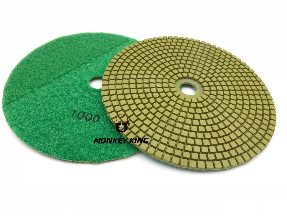 7 Inch 180mm Granite Marble Concrete Ceramic Diamond Polishing Pads Wet Dry Use (6)