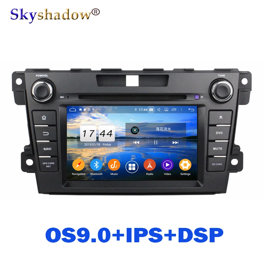 TDA7851 Android 9,0 4 Гб+ 64 Гб 8 ядерный автомобильный dvd-плеер gps карта RDS радио wifi 4G LTE Bluetooth для Mazda CX-7 CX7 CX 7 2012 2013