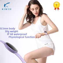 Для женщин модные умные цифровые часы женские напоминание период сердечник IP68 Водонепроницаемый часы калорий Шаг красивые наручные часы