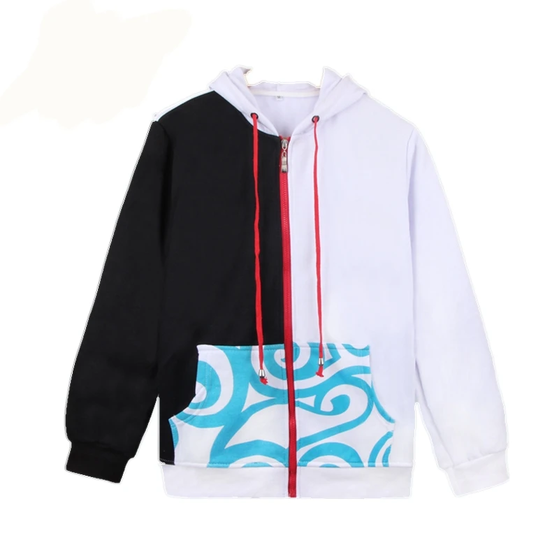 Anime Gintama Cosplay Sakata Gintoki Winter Jacket Long Sleeve Zipper Outerwear Womens Cosplay Apparel Student Clothing - 5