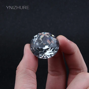 

10pcs K9 Clear Crystal Shines Diamond Knob Furniture Knobs Kitchen Glass Drawer Cabinets Handles Drawer Pulls Closet Decoration