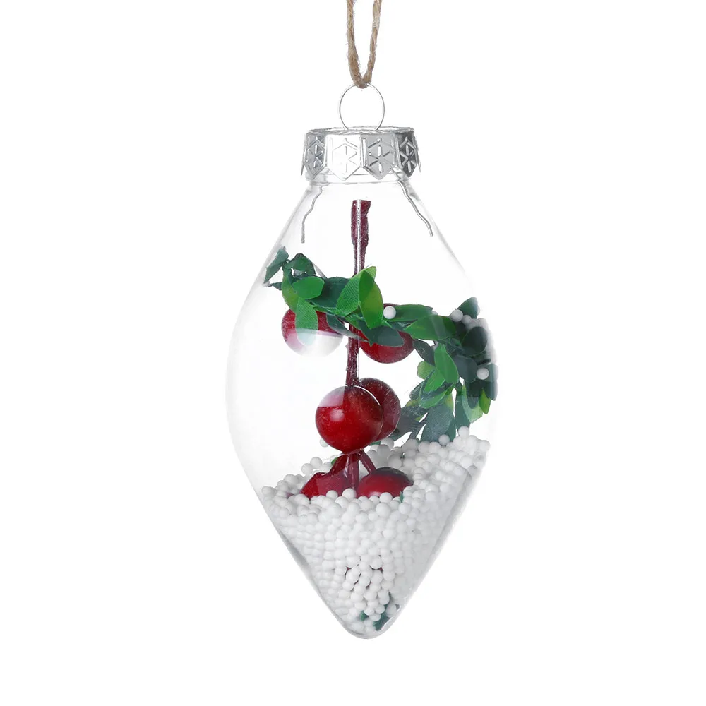Рождественская елка, висячие украшения для дома, Рождественский подвесной шар, рождественские украшения для дома, Рождественское украшение Q3