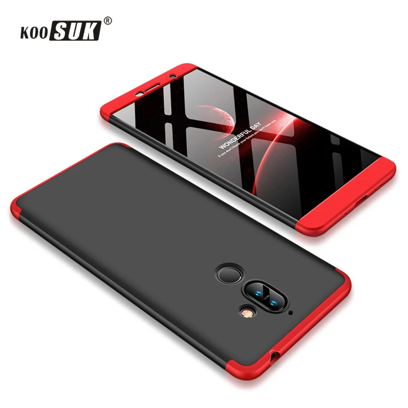 Koosuk для Nokia 7 Plus чехол телефона Capa 3 в 1 матовая цветная задняя крышка Nokia7 6 0 дюймов