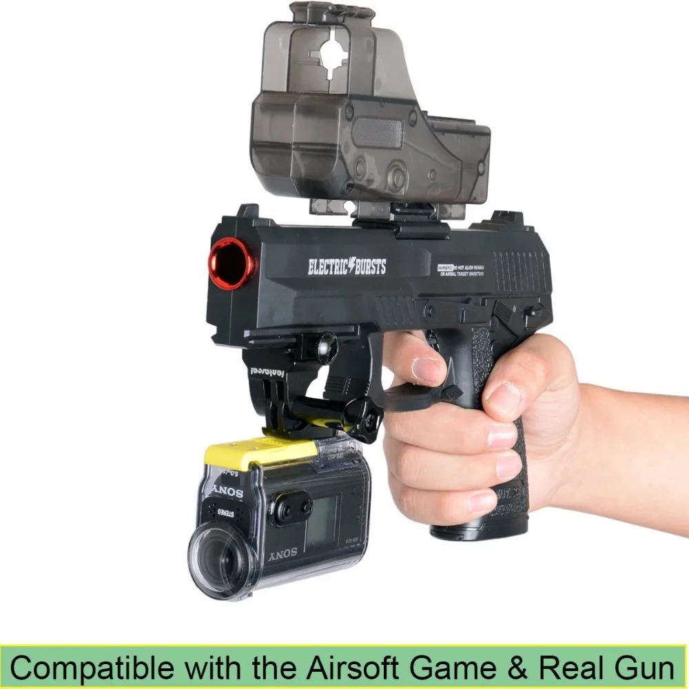 Fantaseal Пикатинни пистолет рейка страйкбол пистолет Monut Адаптер для GoPro 8 7 6 5 SJCAM Xiaomi Yi sony Экшн камера пистолет адаптер
