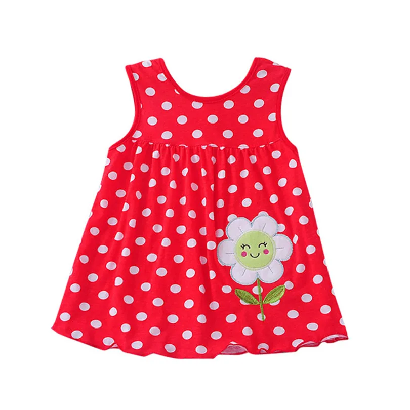 Robe d'été pour bébés filles | Tenue princesse à la mode, vêtements trapèze, en coton, doux, pour enfants, 2020