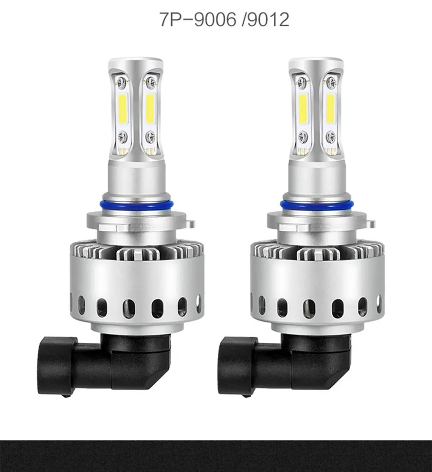 led car headlight bulb cob light source 80w auto lamp light  (8)
