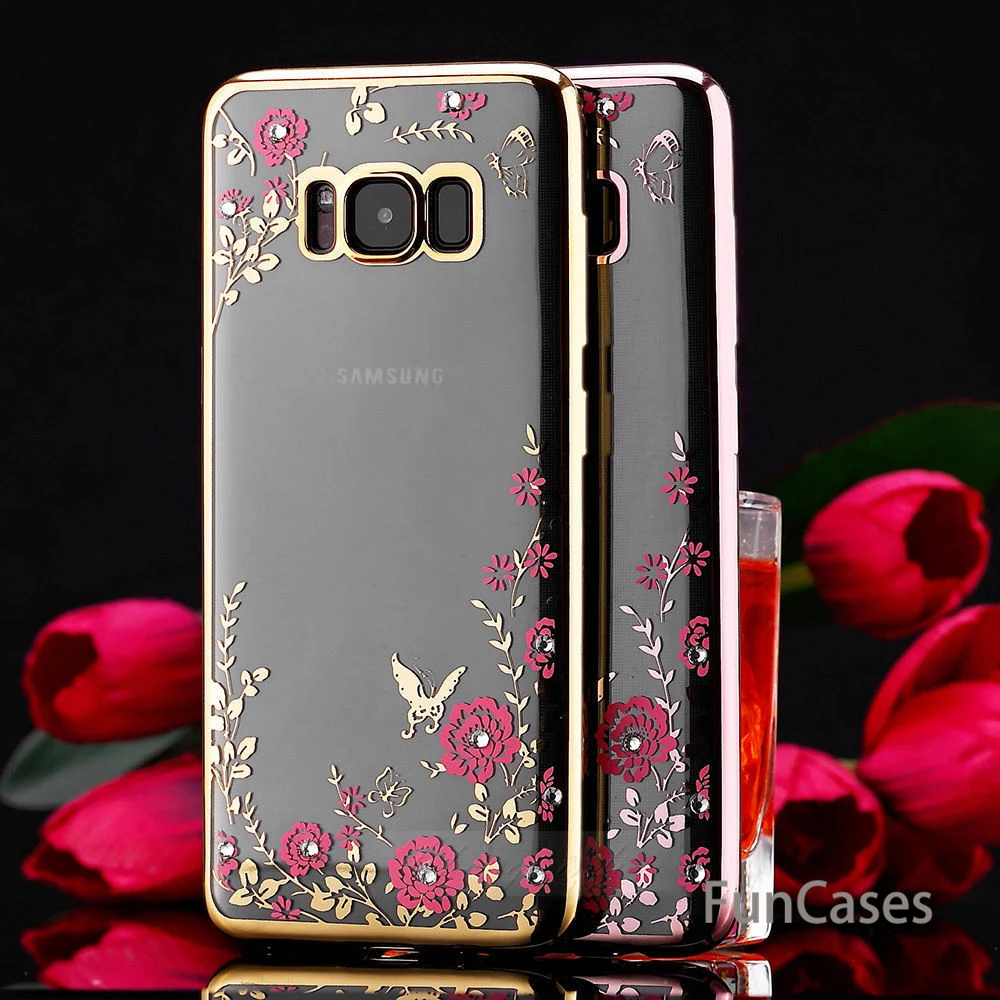 Чехол для телефона из мягкого термопластика с кристаллами чехол samsung Galaxy S10 плюс