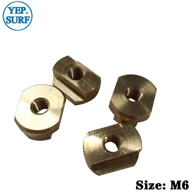 FoilMount 4pcs per set Size M8/M6 Hydrofoil Mounting T-Nuts for All Hydrofoil Tracks