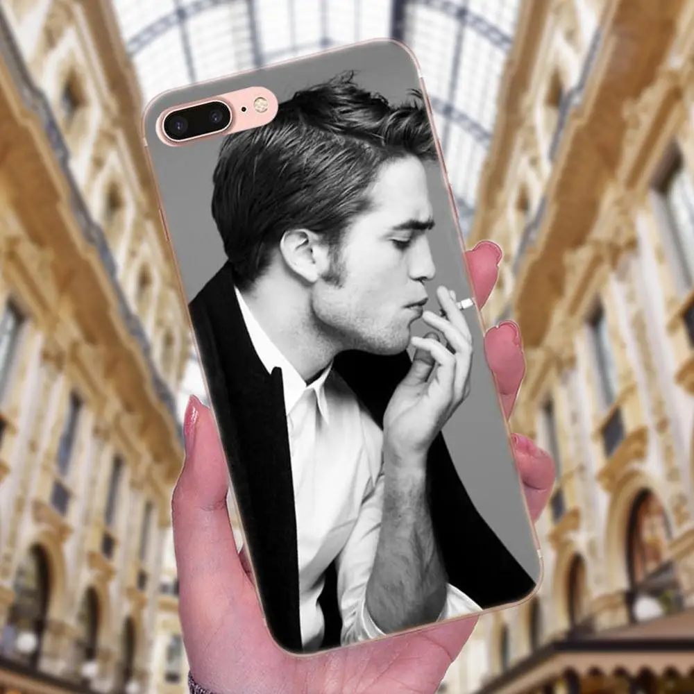 Мягкий черный чехол для телефона из ТПУ Apple iPhone 4 4S 5 5C 5S SE 6 6S 7 8 Plus X XS Max XR Роберт