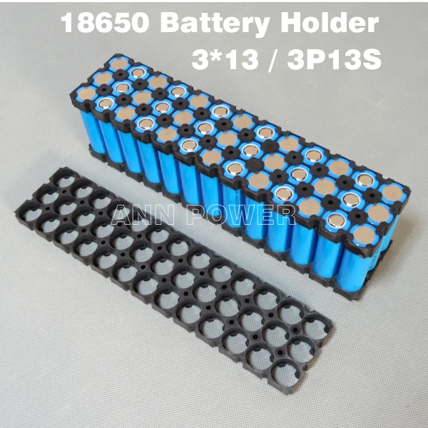 

18650 battery holder 3*13 39 hole battery bracket 3P13S 48V li-ion battery holder 18650 cylindrical batteries holder