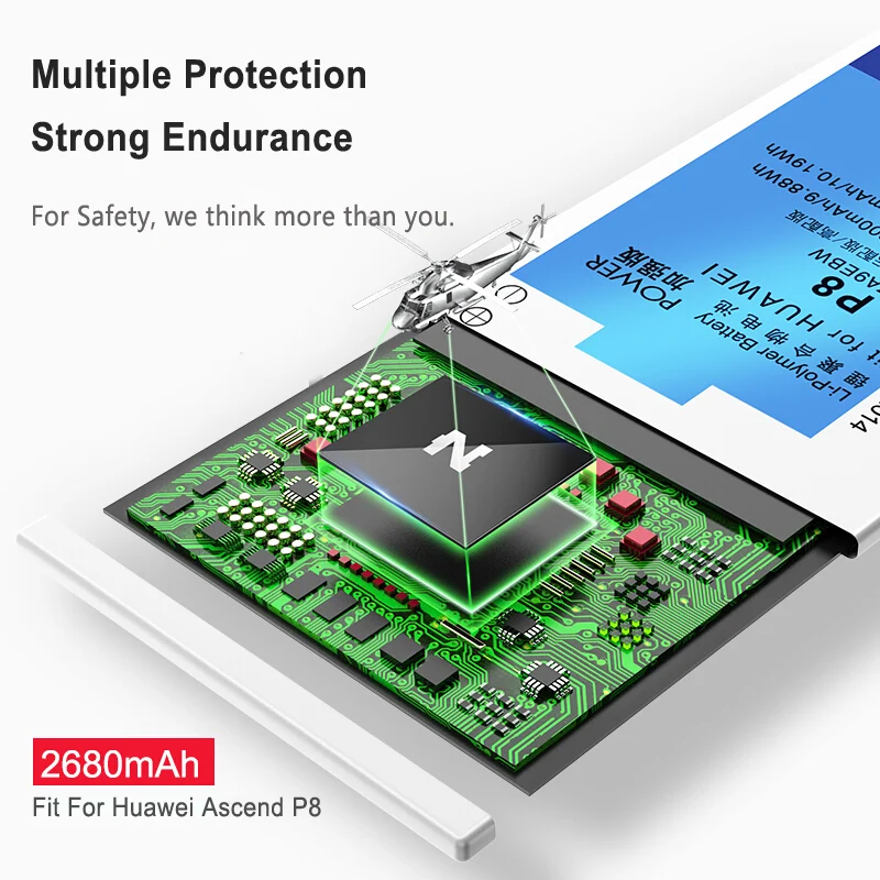 NOHON HB3447A9EBW HB366481ECW для huawei P8 P9 P10 батарея P8Lite P9Lite P10 Lite P9 Plus Замена литий-полимерная батарея