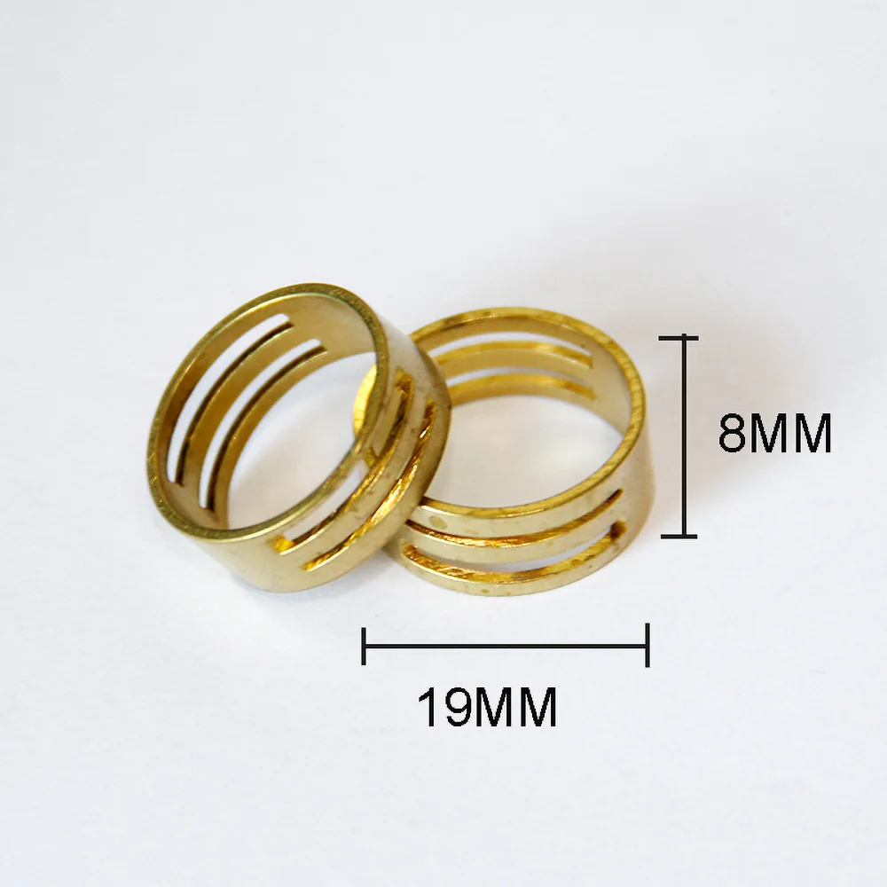 2 шт 19*8 мм DIY бусины сырье Латунь прыжок кольцо открытие закрывающий палец