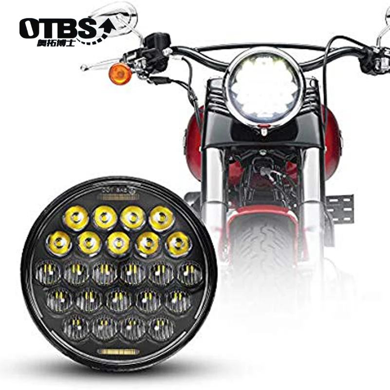 OTBS 5 3/4 &quotсветодиодный проектор для мотоцикла 75 дюймов дальний/ближний свет 5D