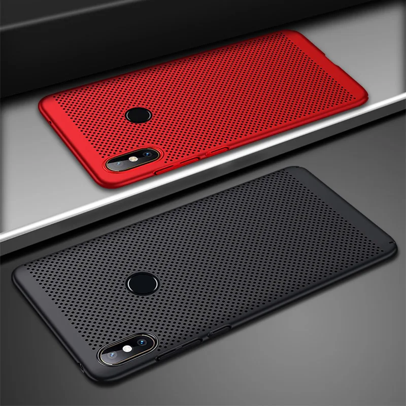 

YueTuo Cover Case For samsung galaxy M10 M20 M30 A20 A30 A40 A50 A70 Breathable Mesh Radiating Phone hard back coque etui capa