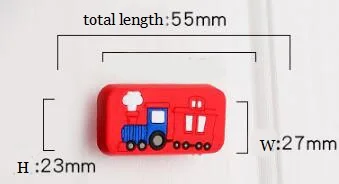 1 шт. детский шкаф ручка мультфильм резиновый поезд кухонный ящик ручка детский комод тянет мебельное оборудование