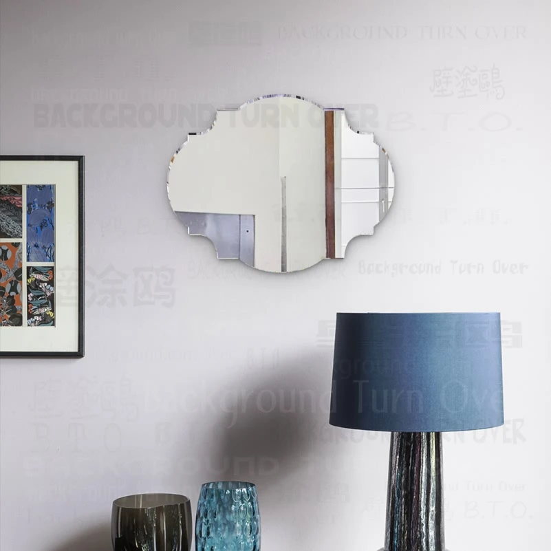 Diseño de marco moderno 3mm grueso decorativo 3D espejos de acrílico sala de estar decoración de pared de estilo europeo pegatinas decoración del hogar M003 Diseño de marco moderno 3mm grueso decorativo 3D espejos de acrílico sala de estar decoración de pared de estilo europeo pegatinas decoración del hogar M003