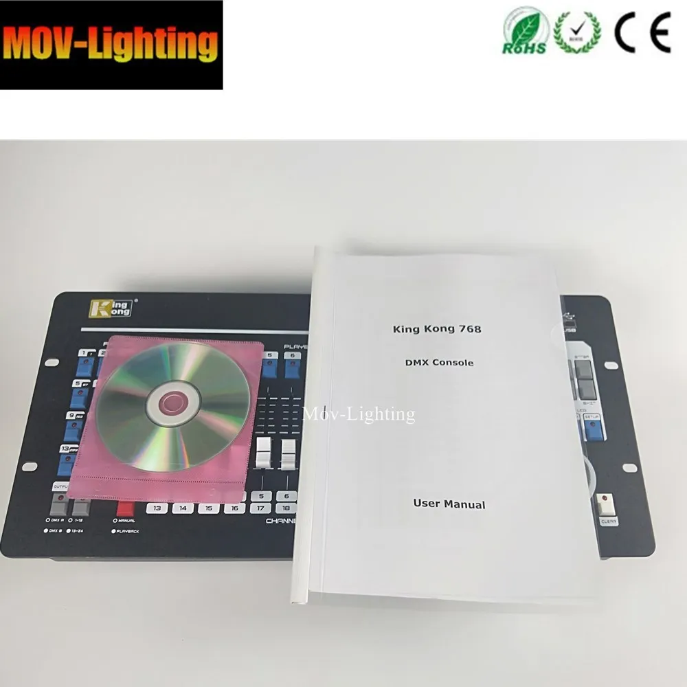 

2018 Kingkong KK-768 Professional controller 768 DMX Stage Lighting 512 Dmx