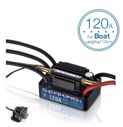 Hobbywing SeaKing 30A/60A/120A/180A V3 бесщеточный ESC RC мотор ESC 6 V/1A/2A/5A BEC untuk RC лодка электронный регулятор скорости