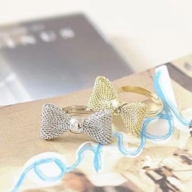R027 New Fashion gold color Exquisite Noble Cute Bow ring,fashion ring,adjustabl R027 New Fashion gold color Exquisite Noble Cute Bow ring,fashion ring,adjustabl