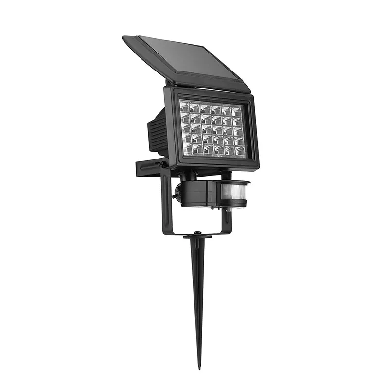 

2 in 1 LED Solar Powered Spotlight Emergency Lamp Light Outdoor Wall Security Lighting for Porch Fountain Lawn Garden Backyard