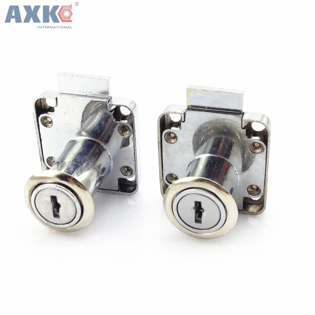 Big Deal AXK-338 Atuomatic Copper Drawer Locks Cabinet Cupboard Desk Hasp Latch Home Locks With Computer Keys For Furniture Hardware