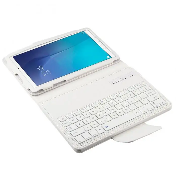 Беспроводная Bluetooth клавиатура+ PU кожаный чехол-подставка для Samsung Galaxy Tab E 9,6 T560 JFlyer