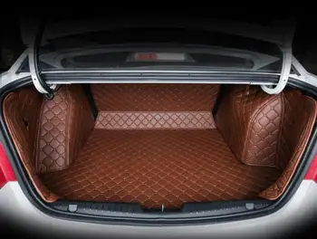 

fiber leather car trunk mat Customise for kia k5 kia optima 2016 2017 2018 2019 3D car styling car accessories